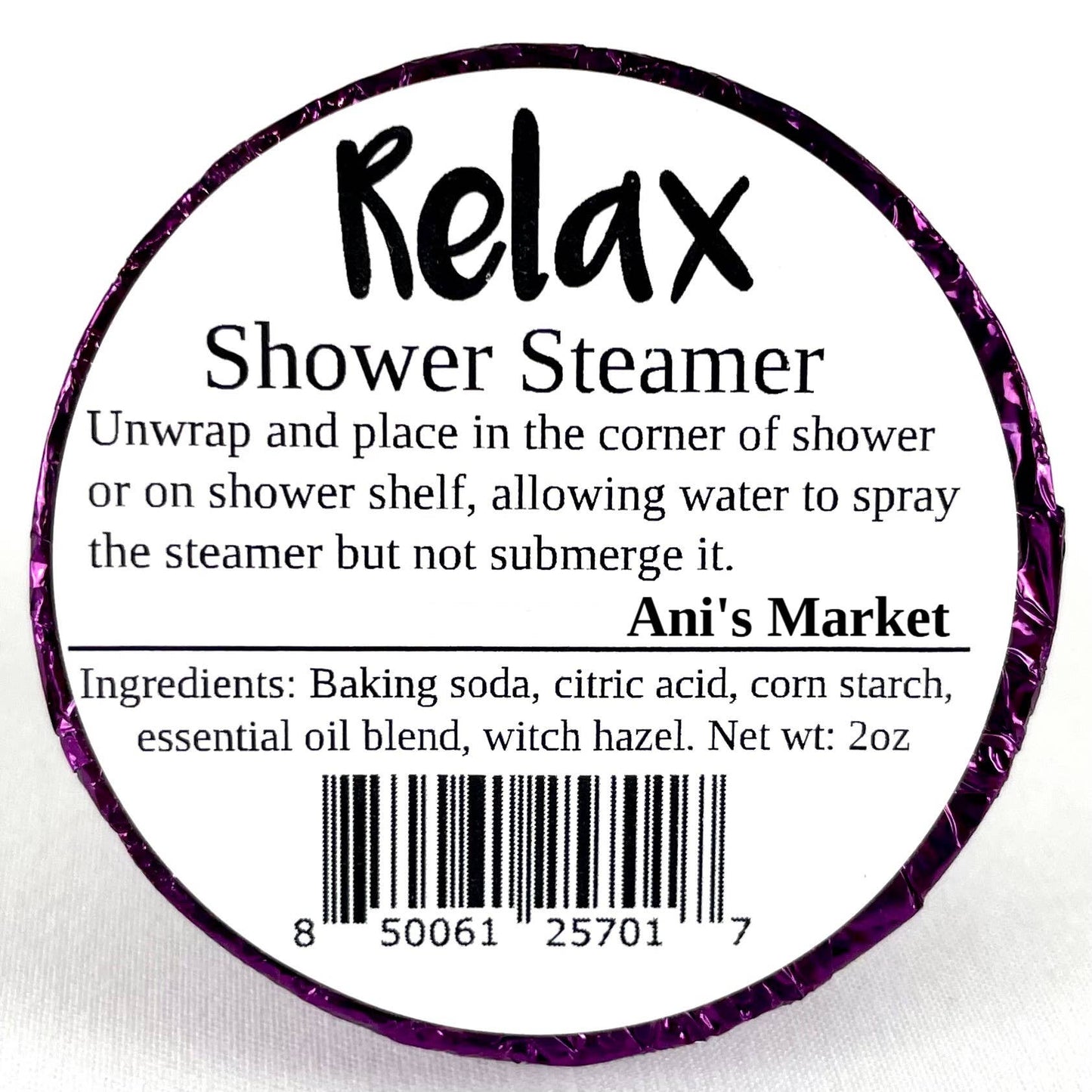 Natural Essential Oil Shower Steamers/Bombs Handmade - Relax