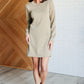 Milan Travel Shift Dress in Sage