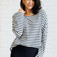 Obviously Mine Striped Oversized Top